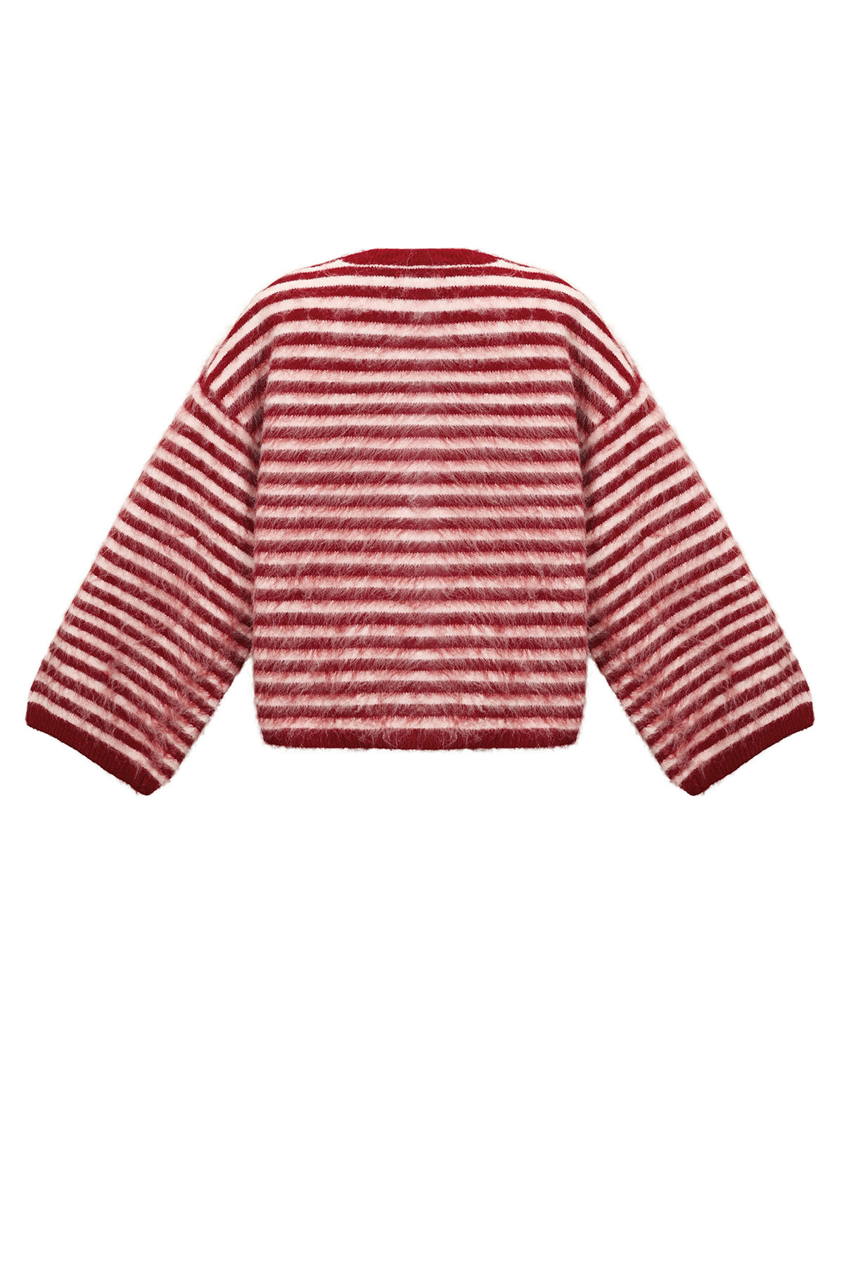 Strickpullover Aus Polyesterfaser (Polyester) Mit Streifen, Herbst-/Winterkleidung h5 Bild3