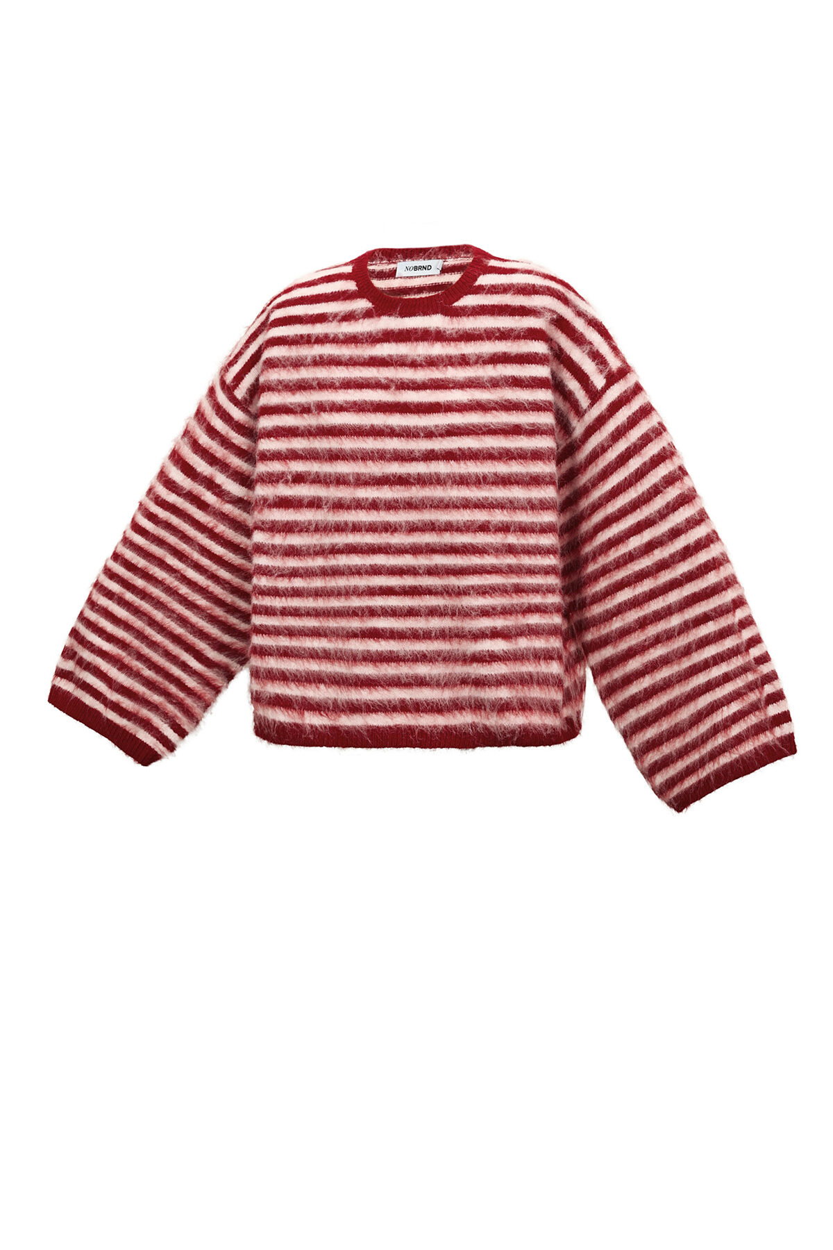 Strickpullover Aus Polyesterfaser (Polyester) Mit Streifen, Herbst-/Winterkleidung h5 Bild2