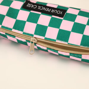 Estuches Para Bolígrafos De Tela Sencilla, Estilo Casual, Con Estampado De Letras Y Cuadros, En Colores Variados. h5 Imagen7