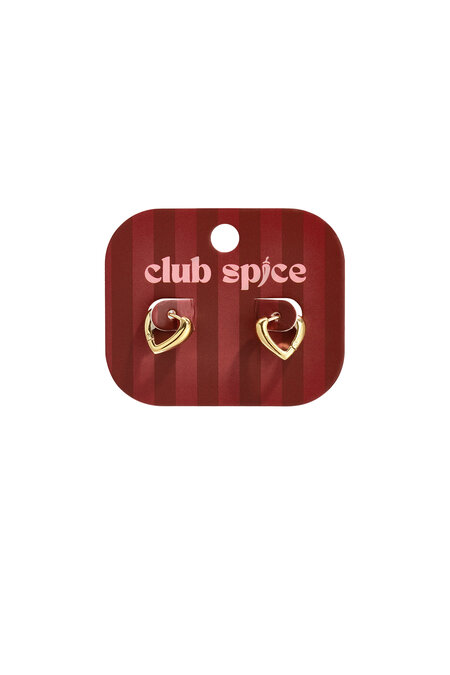 Pendientes de aro de acero inoxidable con forma de corazón, sencillos, de la serie Daily Simple, joyería para mujer. 2