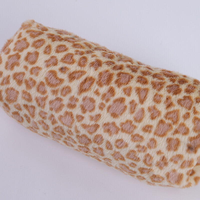 Simple Series Retro Polyester Solid Color Leopard Print Pen Pouches Picture5