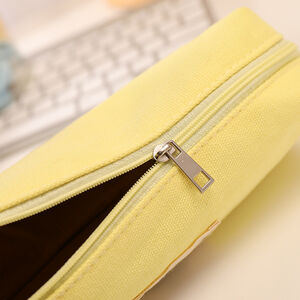 Simple Series Daily Canvas Letter Solid Color Pen Pouches h5 Picture5