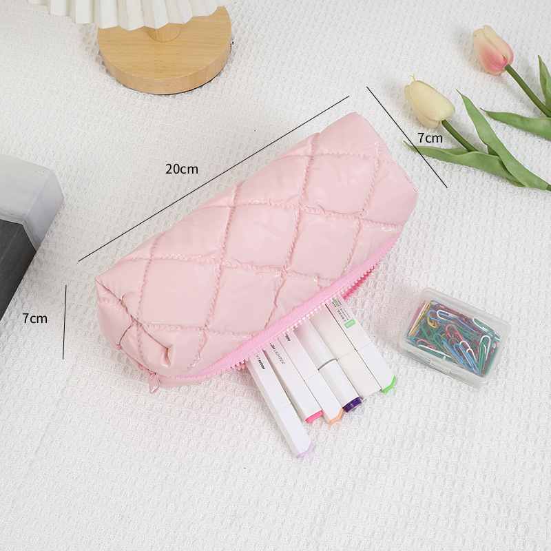 Simple Series Daily Polyester Solid Color Pen Pouches Picture7