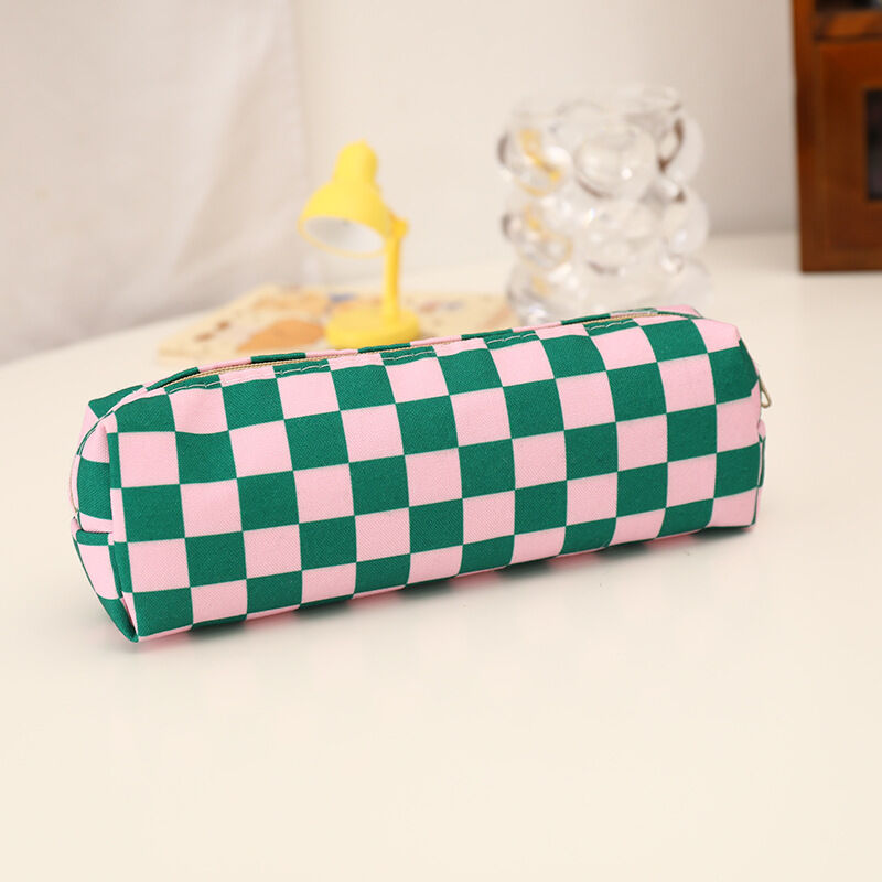 Estuches Para Bolígrafos De Tela Sencilla, Estilo Casual, Con Estampado De Letras Y Cuadros, En Colores Variados. h5Imagen6