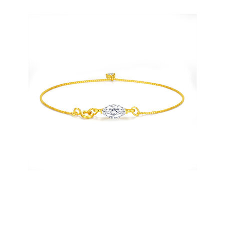 Eenvoudige Serie Elegante Ketting 925 Sterling Zilverkleurige Rhodium Plating Damesarmbanden Met Moissanite