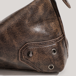 Casual Style Metal Hardware Solid Color Premium Quality Pu Women's East-West Shoulder Bags h5 Picture5