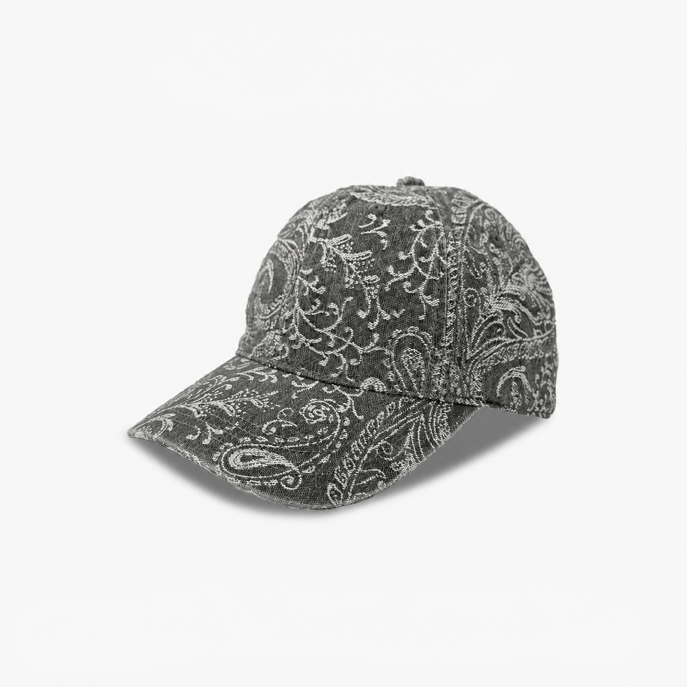 Etnische Serie Retro Effen Katoenen Baseballpet Met Paisley-Patroon