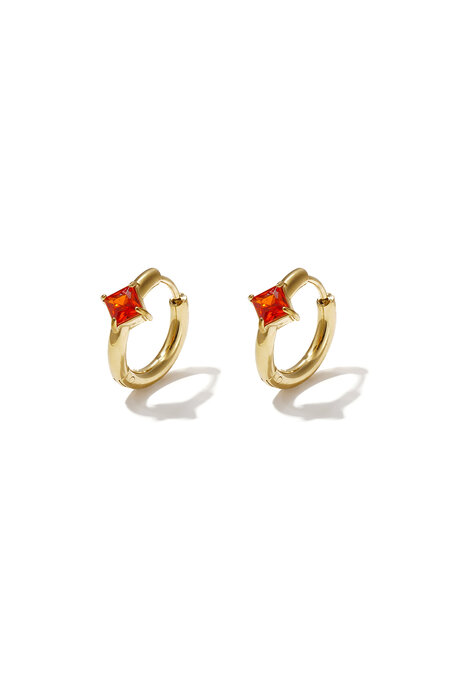 Pendientes de aro de acero inoxidable con forma geométrica, sencillos, de la serie Daily Simple, joyería para mujer.
