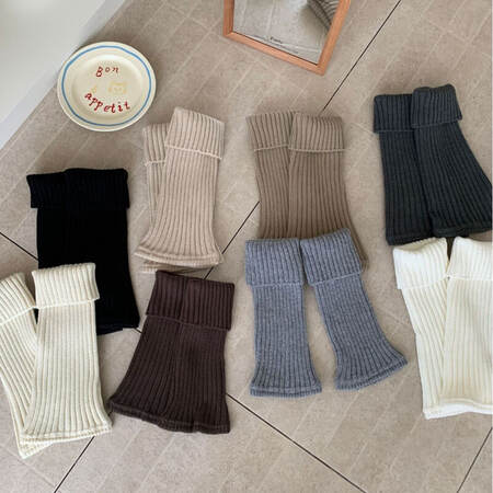 High Bounce Basic Solid Color Tights Slouch Socks