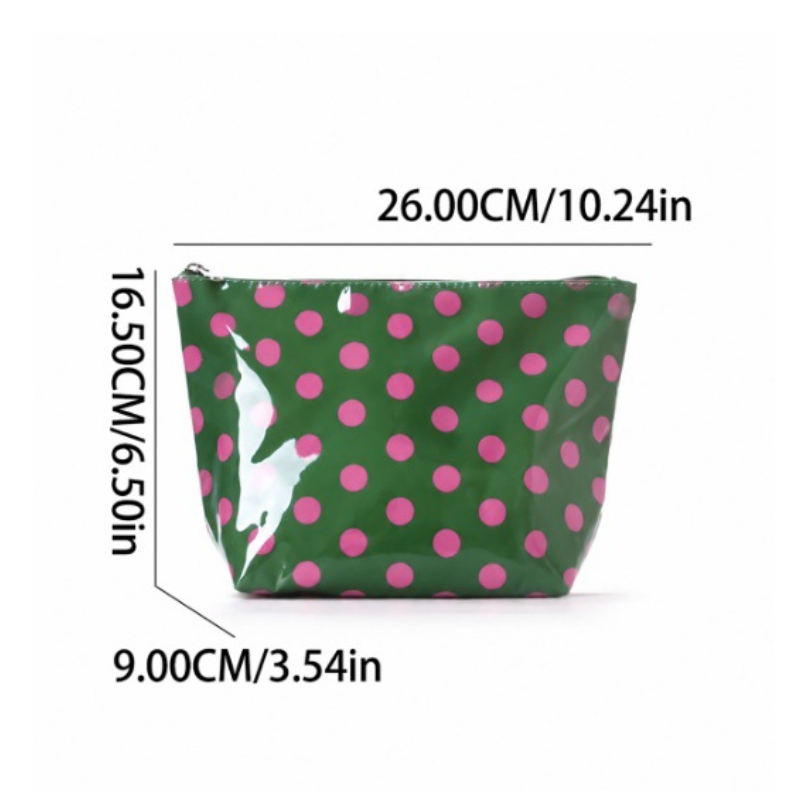 Casual Style Printed Solid Color Polka Dots Pvc Women's Tote Bag Handbags h5Picture6