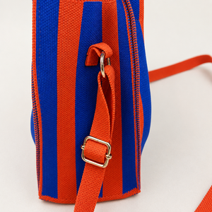 Casual Style Woven Stripe Mixed Color Woven Polyester Women's Square Handbags h5 Picture4