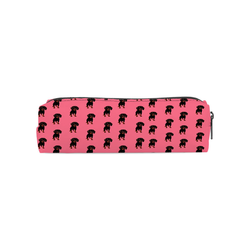 Simple Series Casual Polyester Animal Cartoon Dachshund Pen Pouches h5Picture2