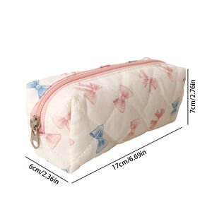 Estuches Para Bolígrafos De Poliéster Con Diseño De Flor, Corazón, Lazo Y Cereza, De La Serie Simple h5 Imagen6