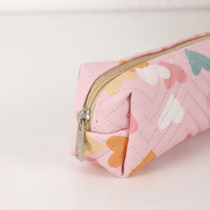 Simple Series Sweet Pu Heart Mixed Color Pen Pouches h5 Picture5