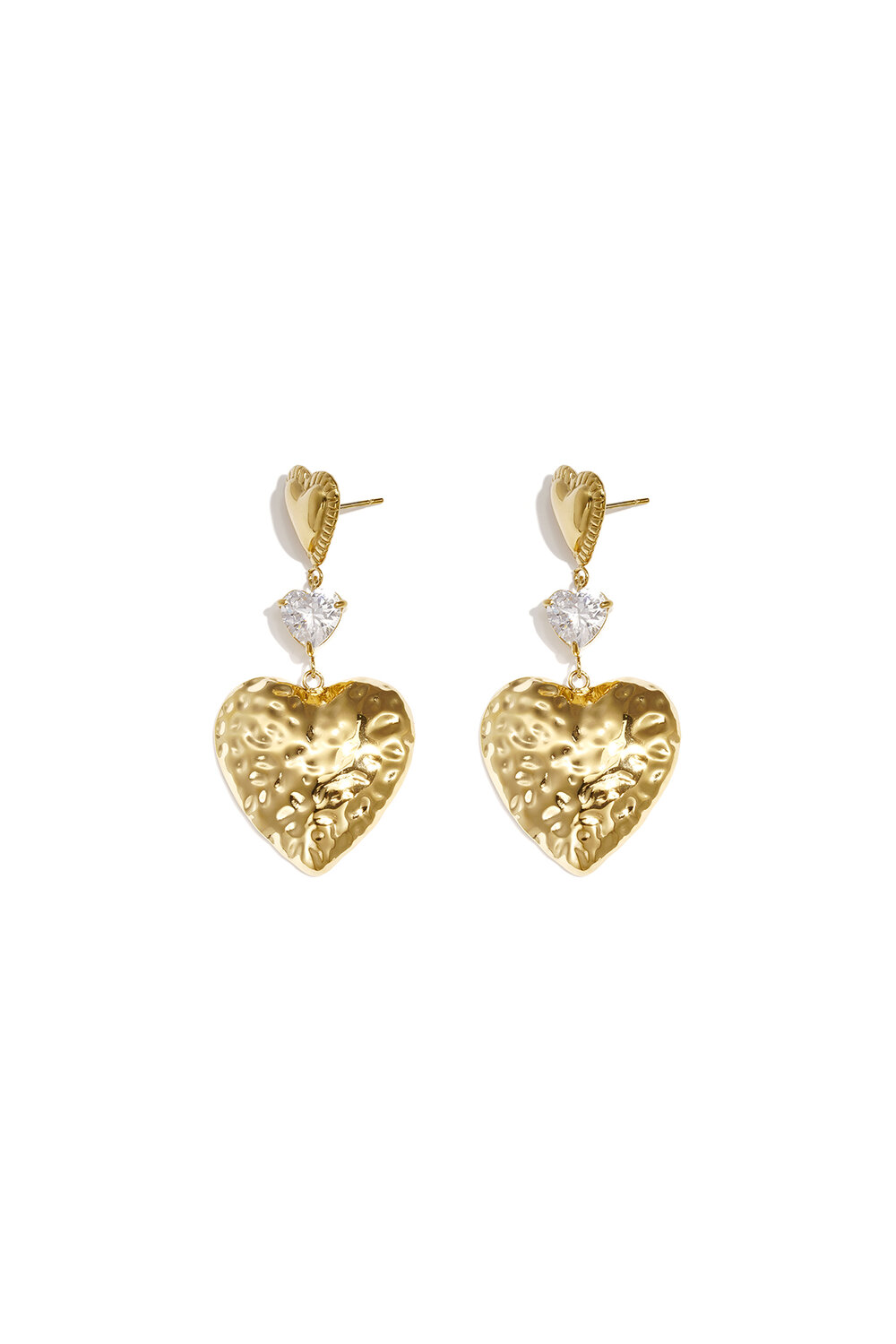 Pendientes Colgantes De Acero Inoxidable Con Forma De Corazón, Serie Daily Simple, Joyería Para Mujer