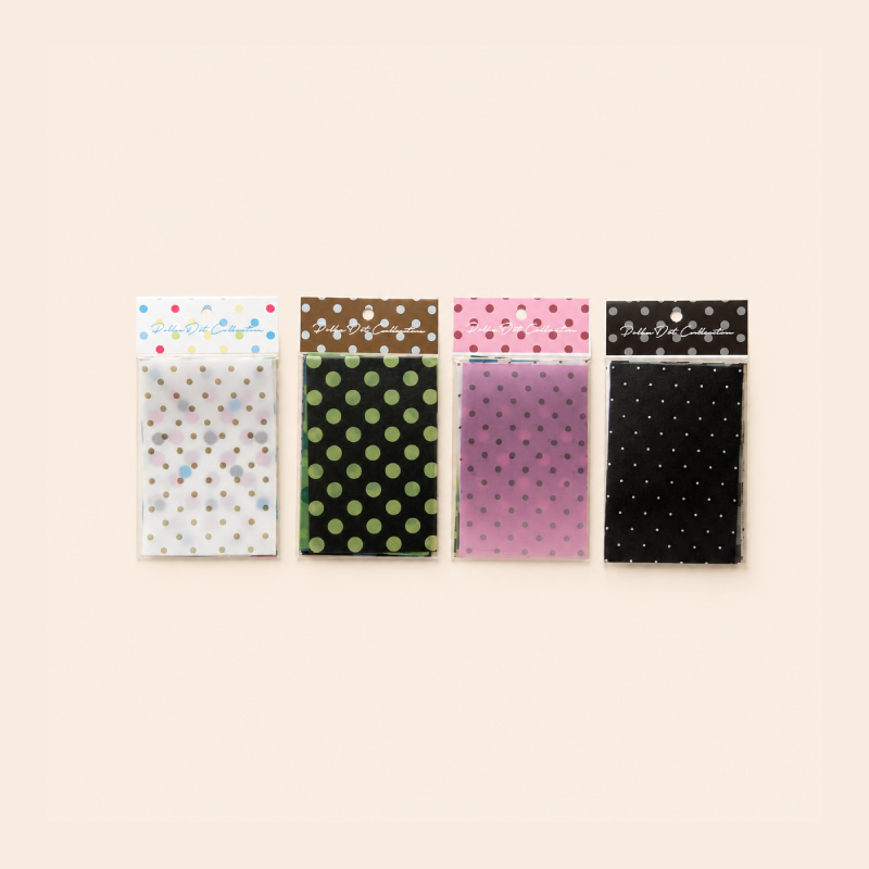 Simple Series Daily Paper Polka Dots Mixed Color Journal Material Papers