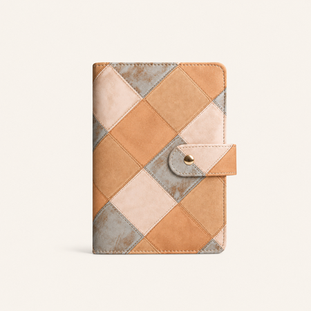 Basit Seri Retro Patchwork Karışık Renkli Geometrik Şekilli Planlayıcılar Ve Günlükler 2