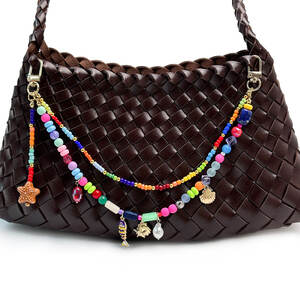 Luxurious Series Vacation Oceanic Style Beads Mixed Color Shell Fish Starfish Metal Bag Charms h5 Picture2