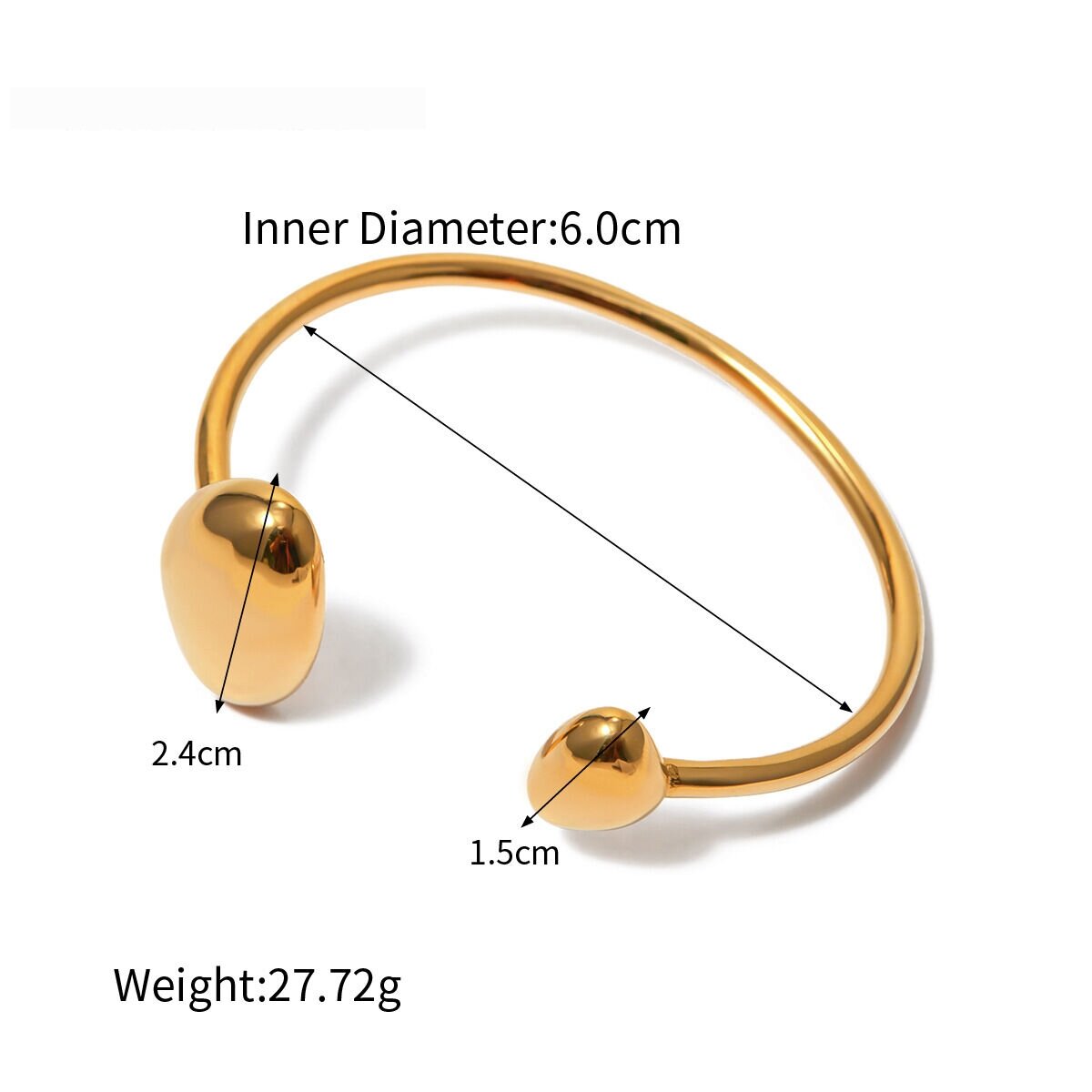 Retro Lines Stainless Steel Waterproof Gold Color Women's Bracelets Sets h5 