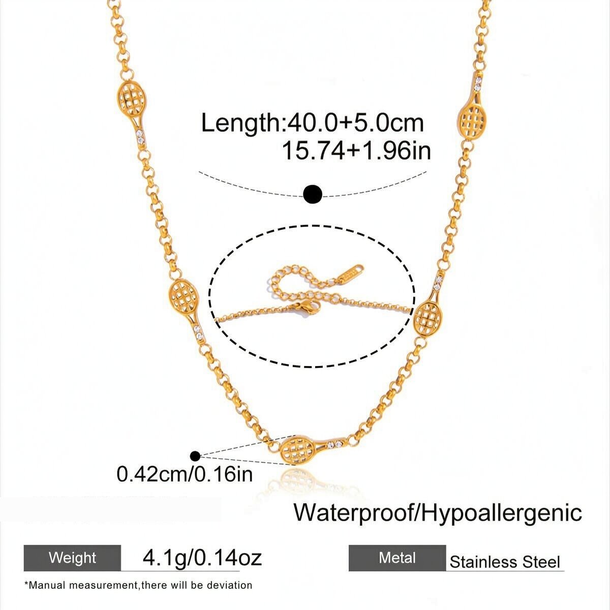 Romantic  Elegant Irregular Shape Stainless Steel Waterproof   Gold Color  Women's Jewelry Sets h5 