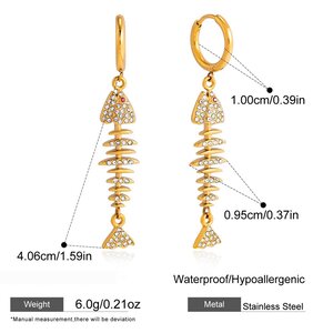 Simple Series Cute Fish Stainless Steel Waterproof Women's Pendant Necklaces h5