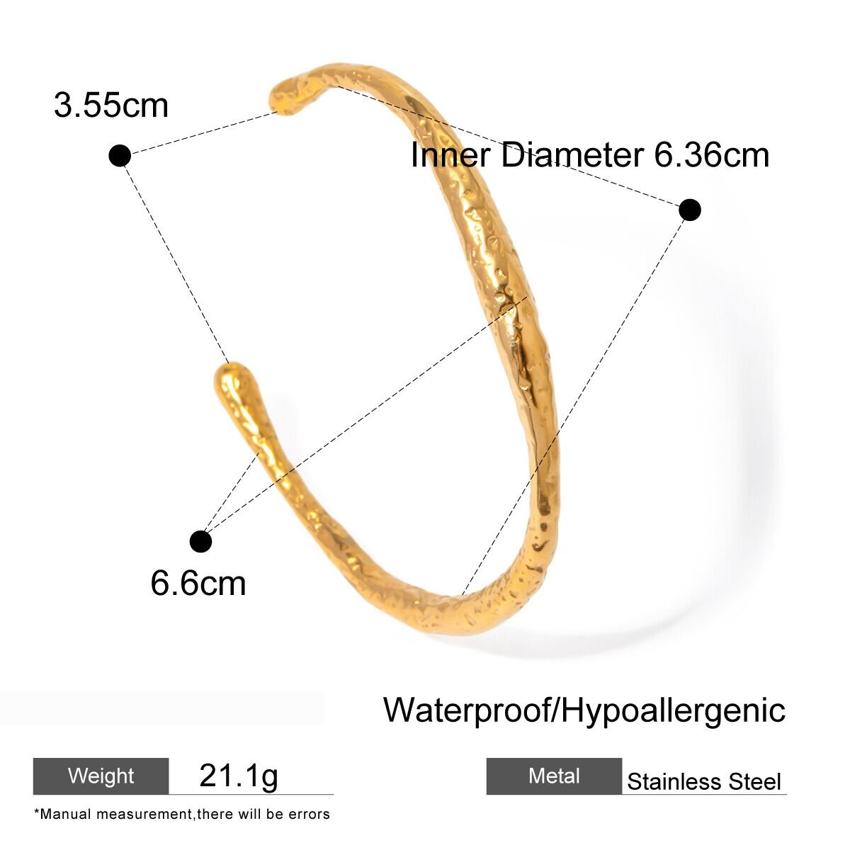 Luxuriöses Retro-Armband Mit Rechteckiger Perlenkette Aus Glas, Edelstahl, Wasserdicht, Goldfarben, Für Damen 
