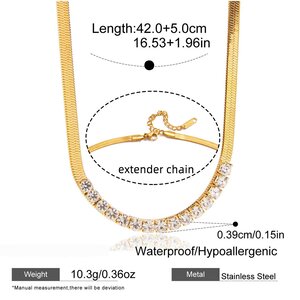 1 Piece Designable Elephant Stainless Steel Waterproof Gold Color Women's Pendant Necklaces h5 Picture2