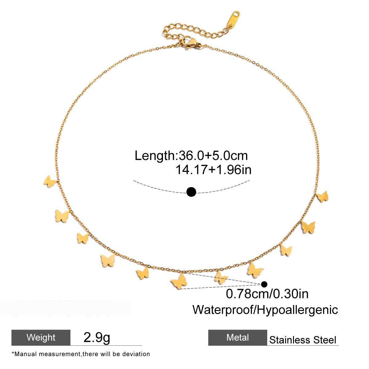 1 Piece Luxurious  Eye Pattern Stainless Steel Waterproof Gold Color Women's Pendant Necklaces h5 Picture2