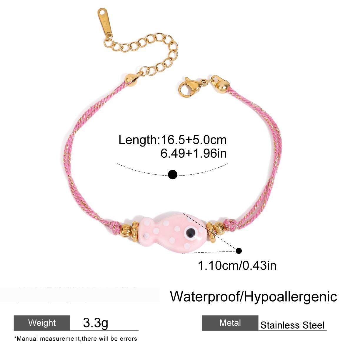 Süße Fisch-Charm-Armbänder h5 