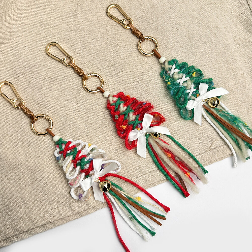 Ethnic Series Casual Christmas Mixed Color Woven Rope Bag Charms h5Picture2