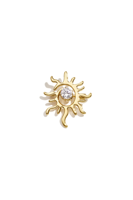 Brooches Sun Simple Stainless Steel Daily Accessories