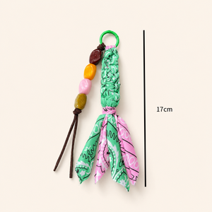 Ethnic Series Bohemian Irregular Shape Tassel Beads Mixed Color Woven Paisley Pattern Fabric Bag Charms h5 Picture6