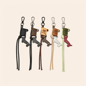 Simple Series Retro Letter Twist Dachshund Metal Bag Charms h5 Picture2
