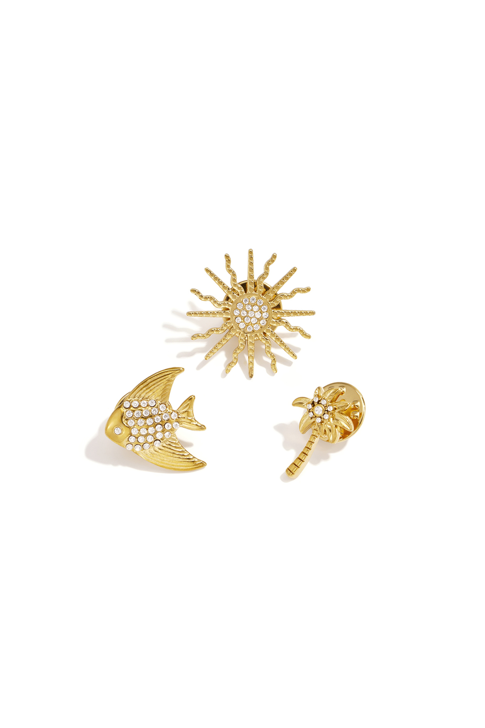 Brooches Birds Simple Stainless Steel Daily Accessories