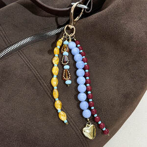 Ethnic Series Casual Droplet Beads Mixed Color Resin Bag Charms h5 Picture5
