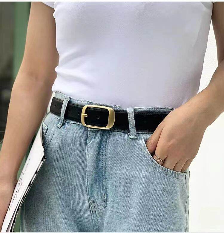 Simple Series Daily Solid Color Leather Belt h5 Picture4