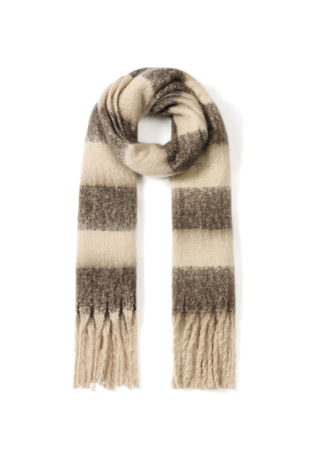 Winterschals, Gestreift, Lässig, Polyester, Alltagsaccessoires h5Bild2