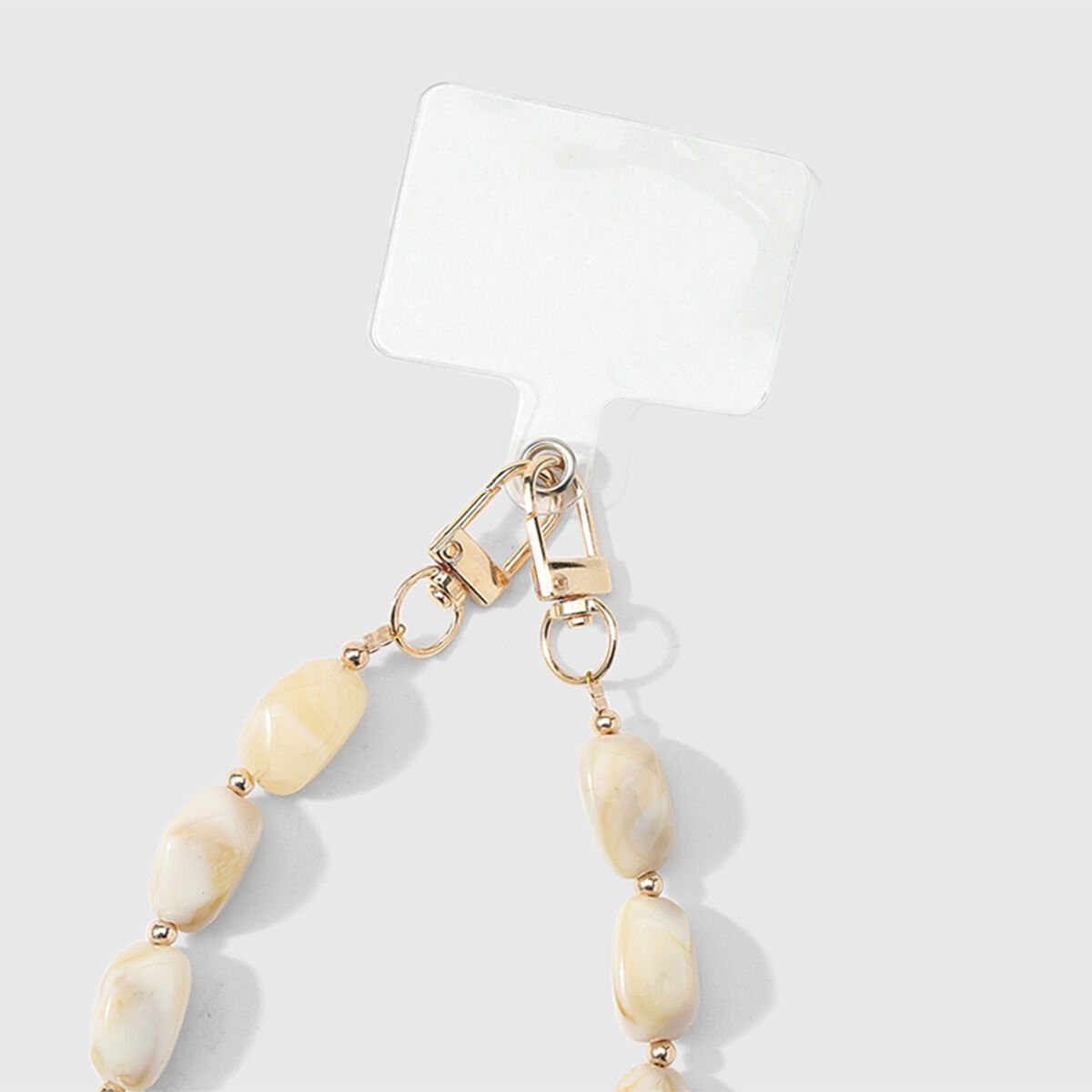 Simple Series Daily Solid Color Beads Alloy Phone Chain Picture6