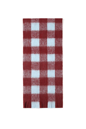 Winterschals, Kariert, Schlicht, Polyester, Alltagsaccessoires h5