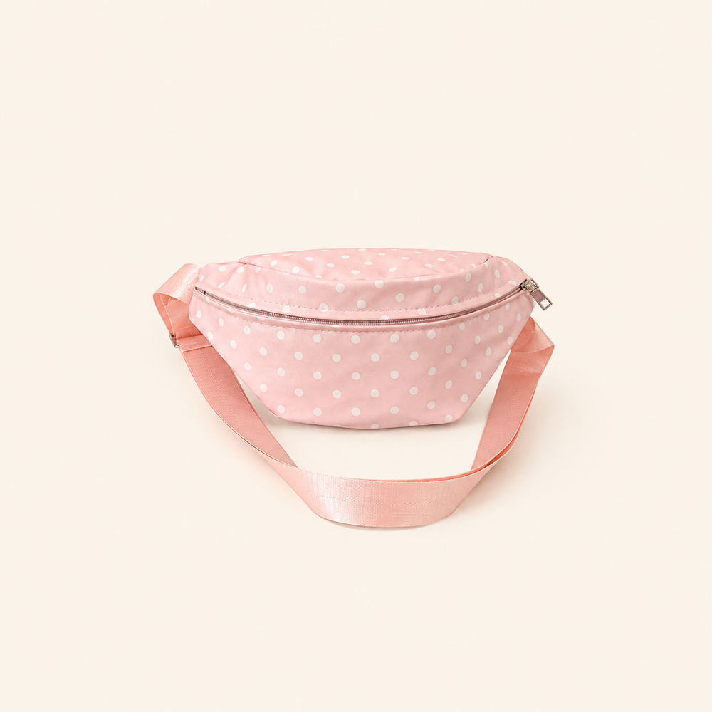 Casual Style Printed Solid Color Polka Dots Premium Quality Pu Women's East-West Fanny Packs & Belt Bags h5Picture2