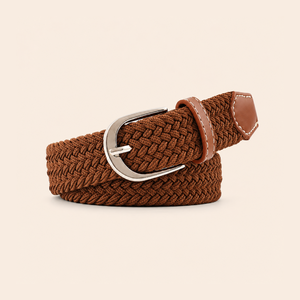 Simple Series Daily Solid Color Stripe Mixed Color Woven Nylon Woven Belt h5 Picture2
