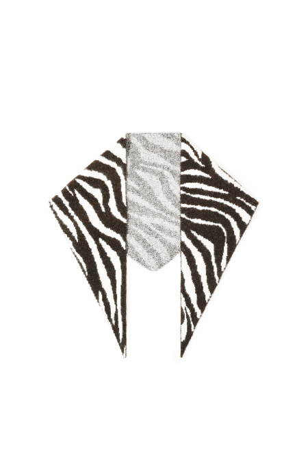 Sjaal met zebraprint