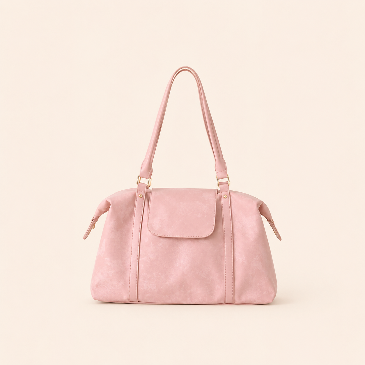 Casual Style None Solid Color Premium Quality Pu Women's Square Sports & Travel Bags