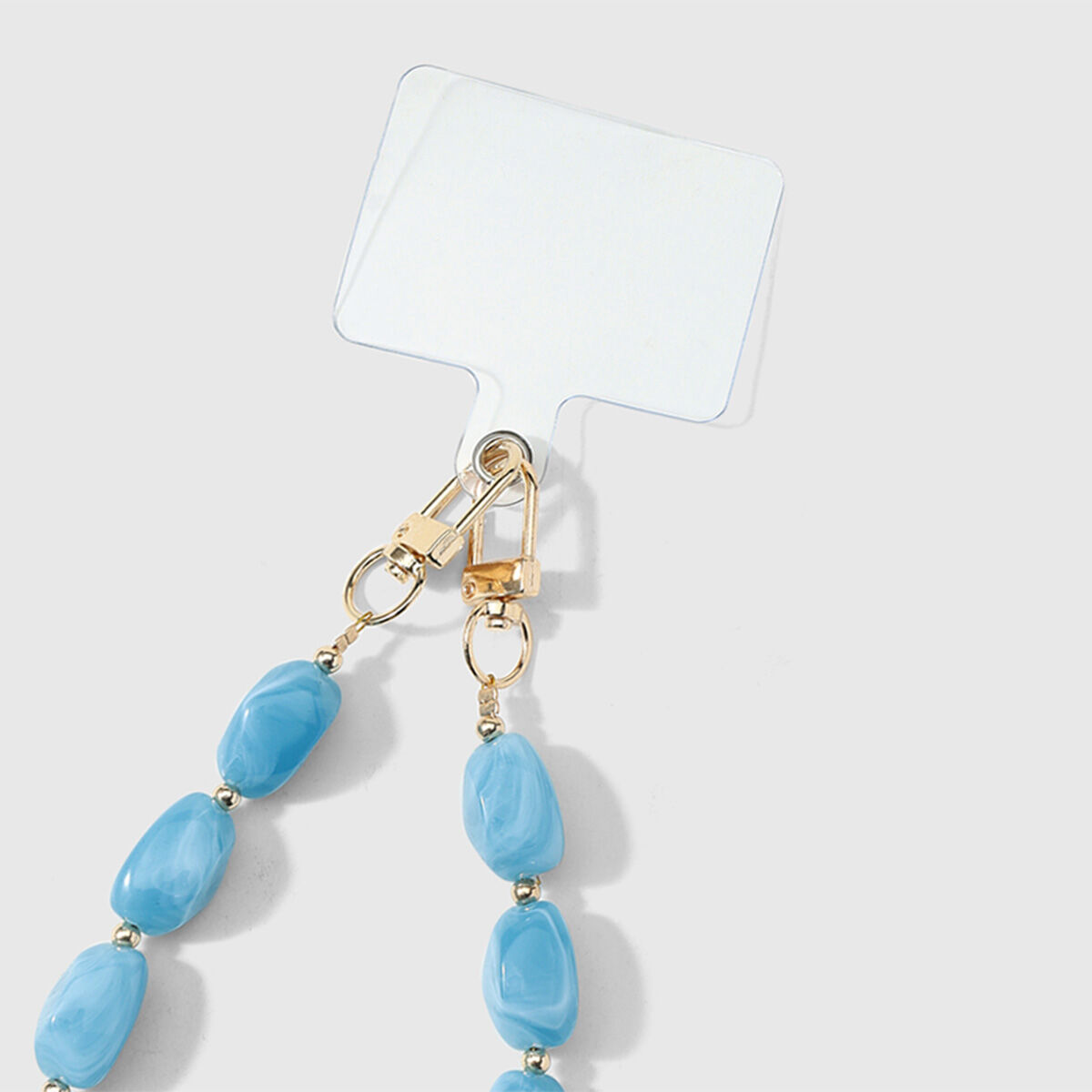 Simple Series Daily Solid Color Beads Alloy Phone Chain h5 Picture6