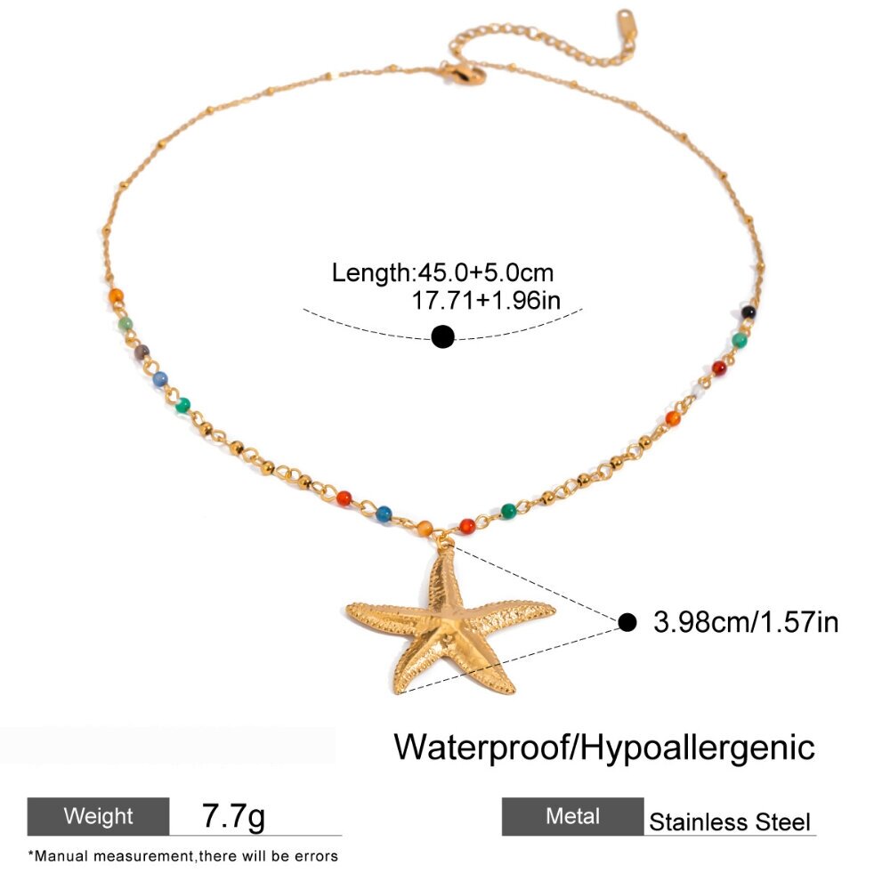 1 Piece Simple Series Vacation Turtle Stainless Steel  Gold Plated Women Pendant Necklaces Picture2