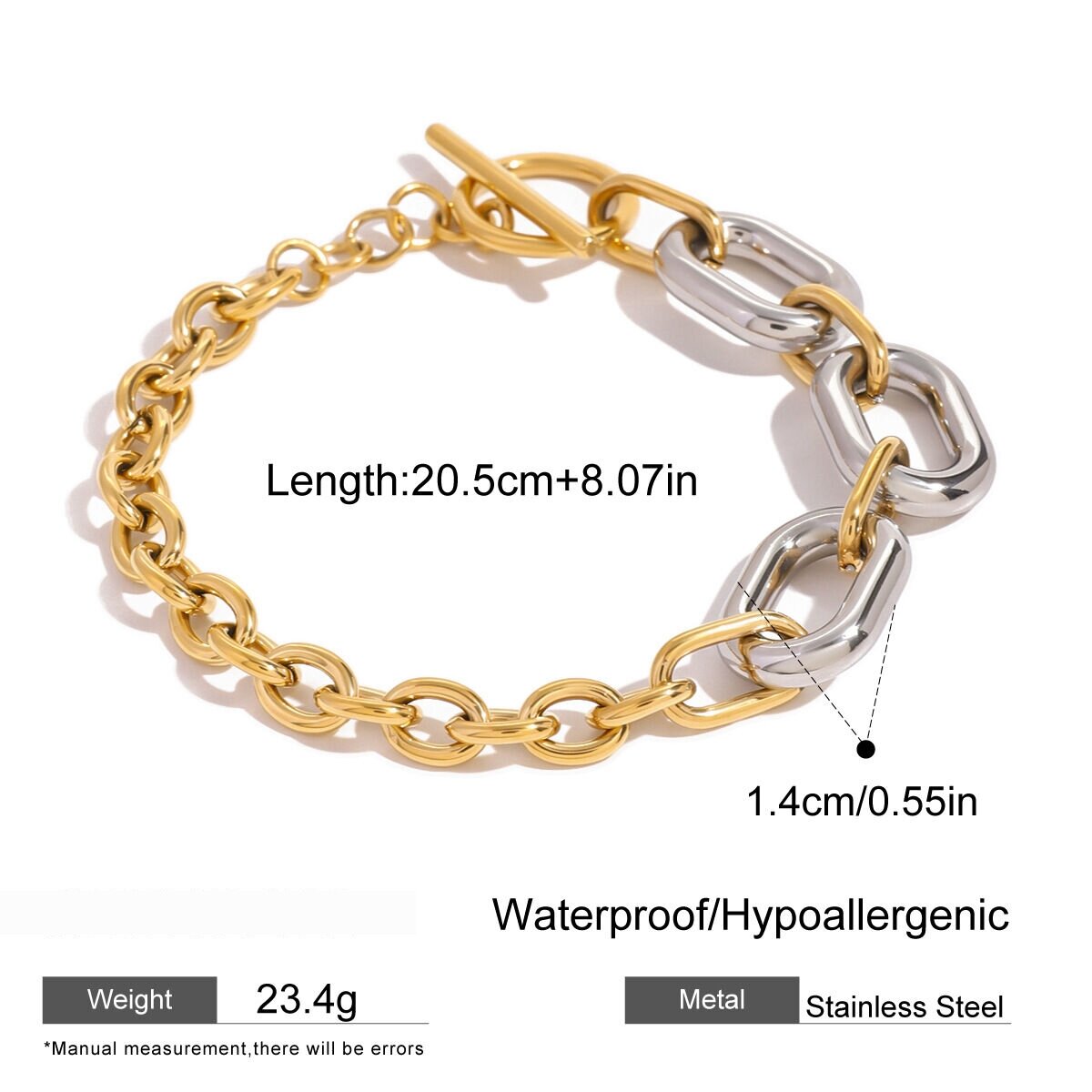 1 Piece Fashionable Classic Style Twist Shape Stainless Steel  Gold Plated Women's Earrings Set h5 Picture2