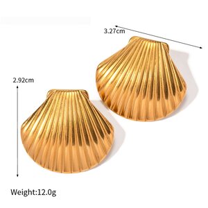 New Marine Element Series Jewelry For Women, High-End Luxury Niche Titanium Steel Earrings And Necklace Accessories h5