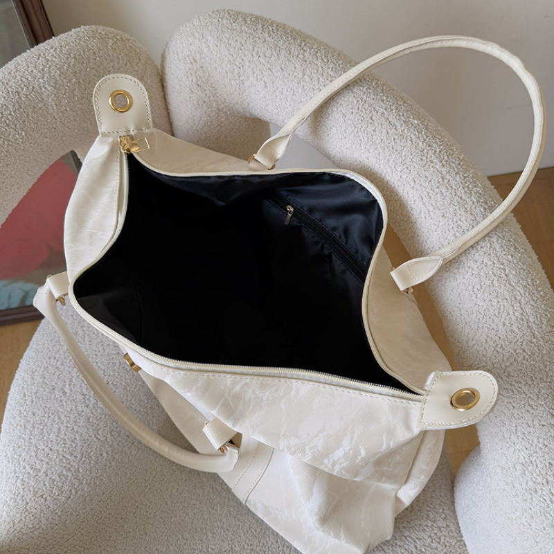 Casual Style None Solid Color Premium Quality Pu Women's Square Sports & Travel Bags h5Picture5