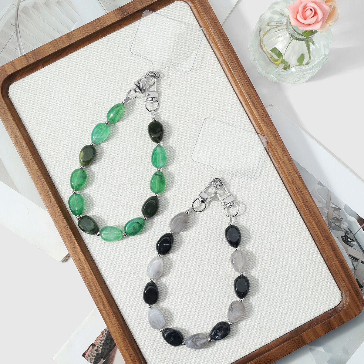 Simple Series Daily Beads Alloy Phone Chain Picture4