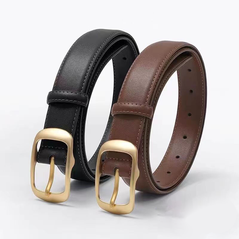 Simple Series Daily Solid Color Leather Belt h5 Picture5